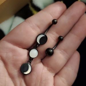 2 14g belly rings